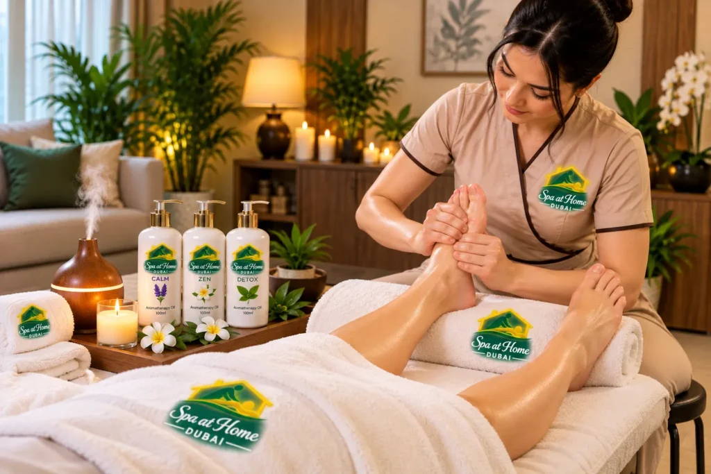 Services luxury at home foot spa in dubai