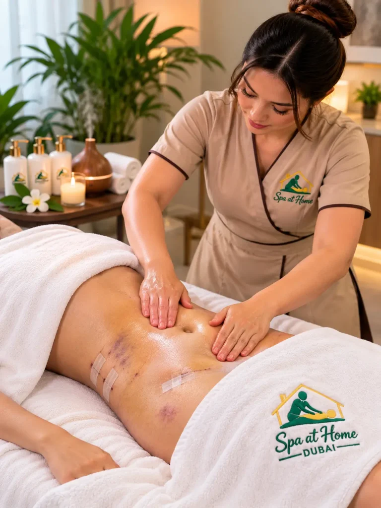 spa at home lymphatic treatment